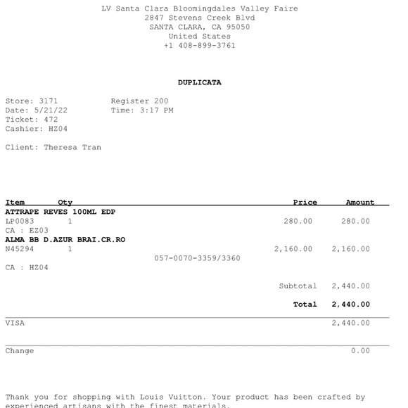 Louis Vuitton Alma BB Damier Azur with Braided Handles (Model: N45294) - Picture 9 of 11